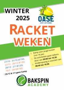 WINTER 2025 RACKET WEKEN